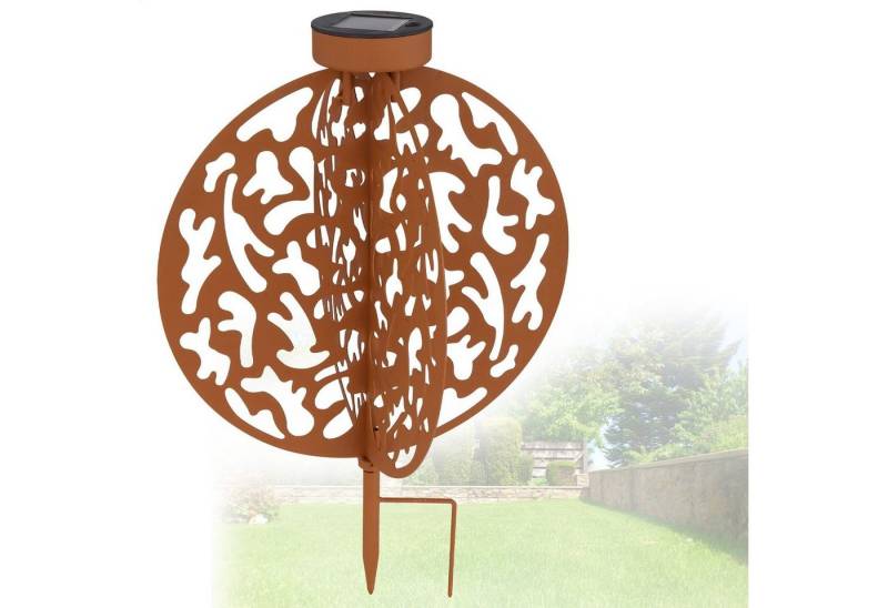 bmf-versand LED Solarleuchte Solarleuchte Garten Scheibe Solarlampe Außen Außenleuchte Solar mit, Schalter, Gartendeko, Außenbeleuchtung, LED fest integriert, warmweiß, Gartenleuchte, Dekolampe, Gartenbeleuchtung, Außenlampe von bmf-versand