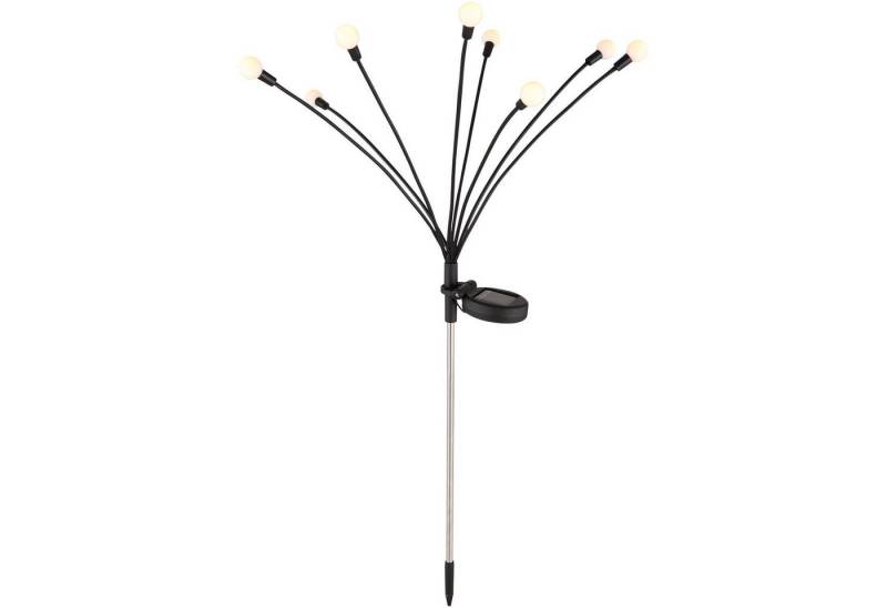 bmf-versand LED Solarleuchte Solarleuchte Garten Solarlampe Außen Außenleuchte Solar Gartenleuchte, Gehweg-Ambiente, LED fest integriert, warmweiß, elegant von bmf-versand