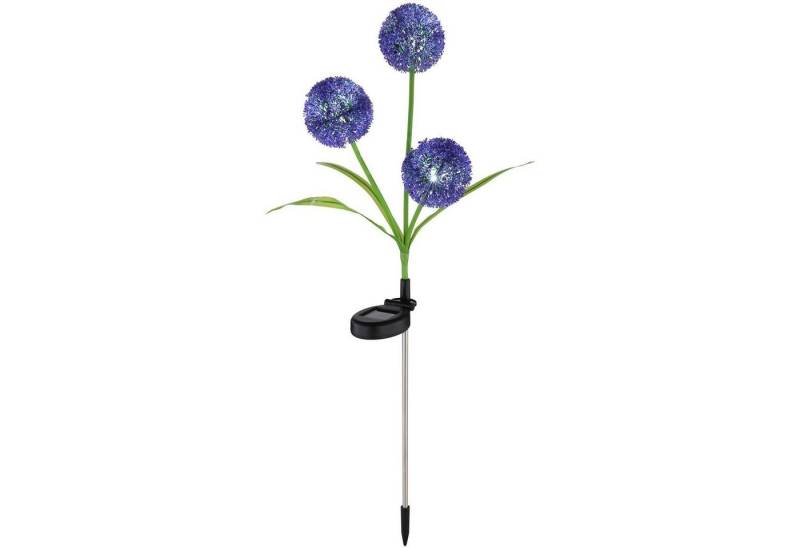 bmf-versand LED Solarleuchte Solarleuchte Garten Solarlampe Außen Außenleuchte Solar LED, LED fest integriert, warmweiß, Blumen Dekoleuchte Gartenbeleuchtung von bmf-versand