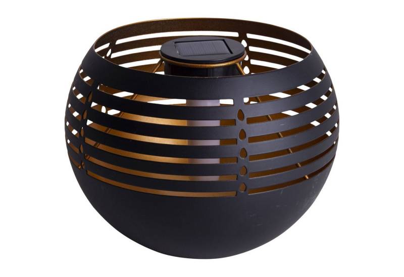 bmf-versand LED Solarleuchte Solarleuchte Garten Tischlampe 16cm Solarlampe Außen Tischleuchte, Flammeneffekt, LED fest integriert, warmweiß, Flamme von bmf-versand