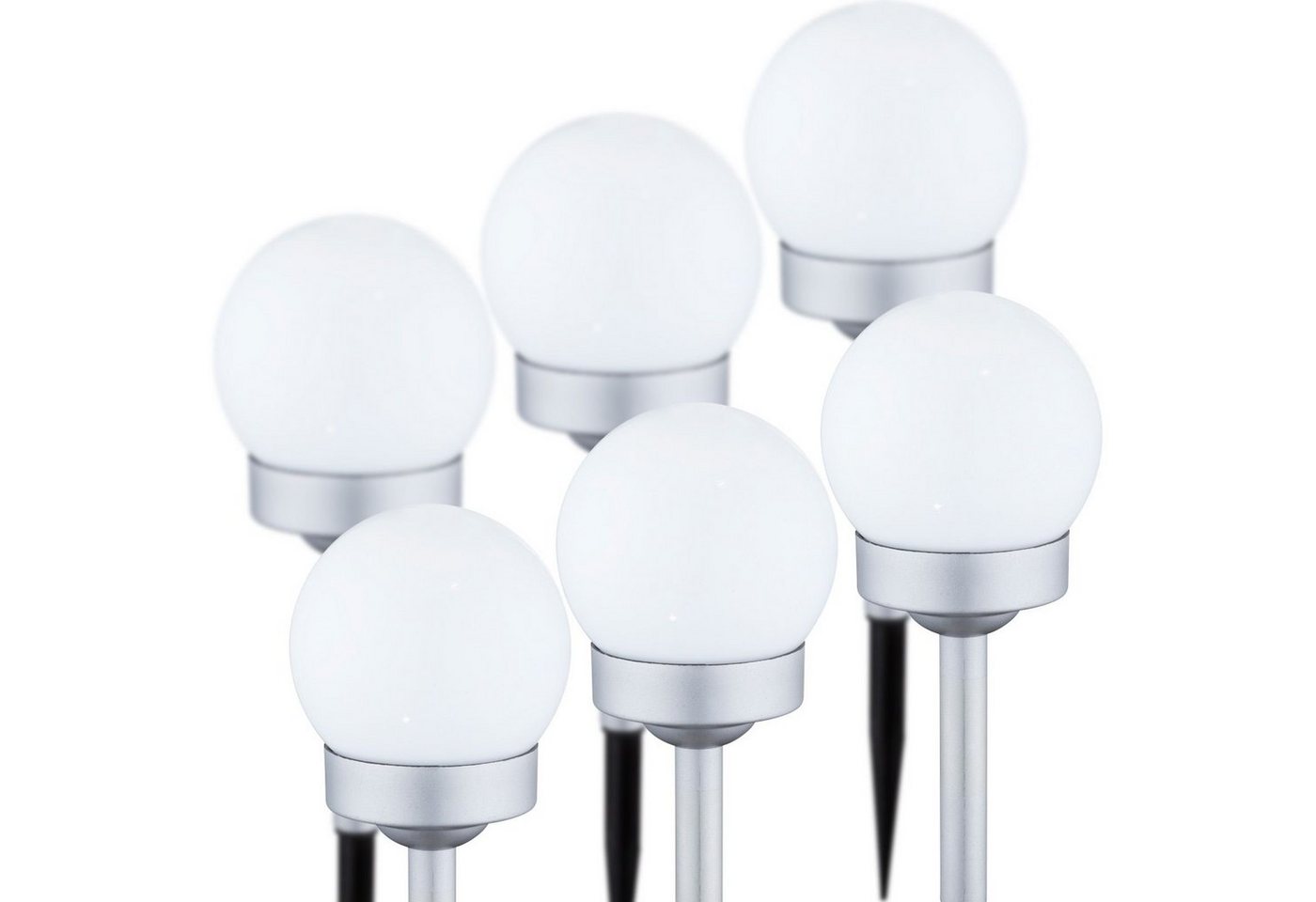 bmf-versand LED Solarleuchte Solarleuchte Garten Solarlampe Kugel 2 x 3er Set Garten Wegeleuchte, Solarkugel, Gartendekoration, LED fest integriert, Warmweiß, Dekoleuchte bmf-versand LED Solarleuchte Solarleuchte Garten Solarlampe Kugel 2 x 3er Set Garten Wegeleuchte, Solarkugel, Gartendekoration, LED fest integriert, Warmweiß, Dekoleuchte von bmf-versand