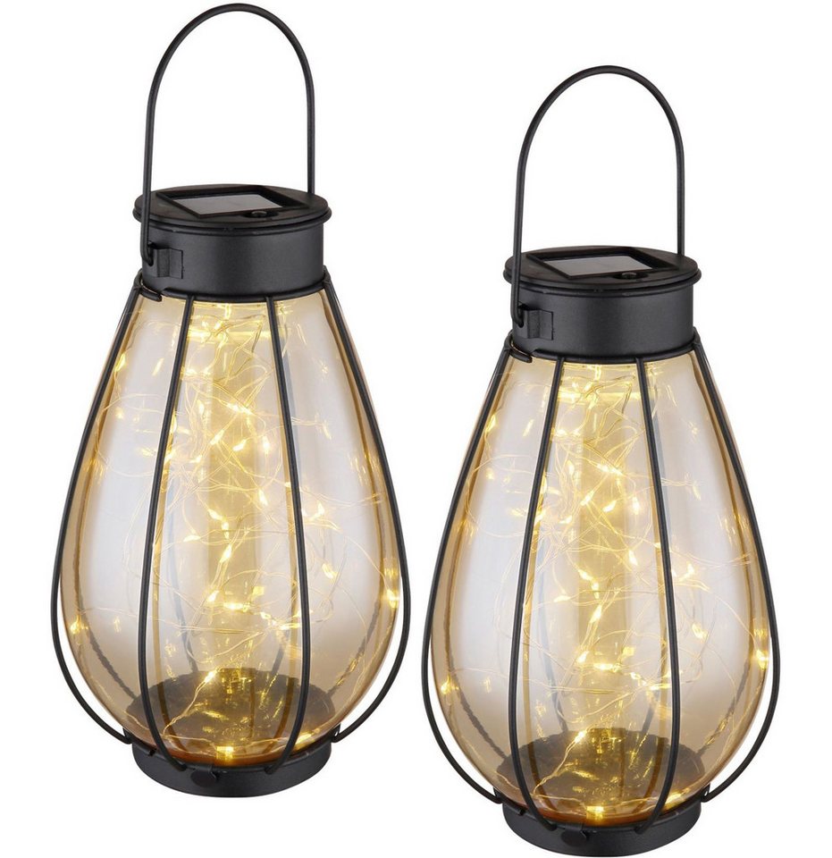 bmf-versand LED Solarleuchte Solarleuchten Garten Laterne 2er Set Solarlampe Außen Leuchte Solar, Außenlaterne, LED fest integriert, Warmweiß, Stehend oder Hängend bmf-versand LED Solarleuchte Solarleuchten Garten Laterne 2er Set Solarlampe Außen Leuchte Solar, Außenlaterne, LED fest integriert, Warmweiß, Stehend oder Hängend von bmf-versand