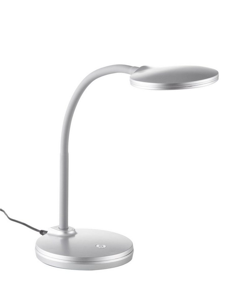 NOWA Tischleuchte LED Nachttischlampe Schreibtischlampe mit Touch silber 52290102 von NOWA