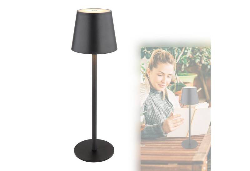 bmf-versand Tischleuchte Tischlampe kabellos mit Akku Touch Dimmer LED Tischleuchte Dimmbar, Touchdimmer, LED, Warmweiß, Nachttischlampe von bmf-versand