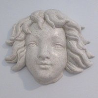 3D Mädchen Gesicht Wall Art 3D Mädchen Gesicht Wall Art von bmwpottery