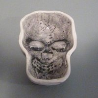 Totenkopf Teebeutelhalter Totenkopf Teebeutelhalter von bmwpottery