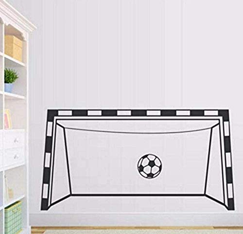 Wandaufkleber PVC Abnehmbarer Wandtattoo Internes Fußballtor 57x110cm Innengebrauch von bnkrtopsu