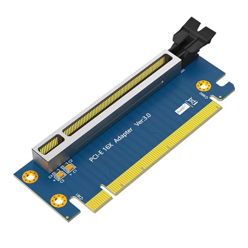 bnsggl PCIE 16X 90 Grad Reverse Erweiterungskartenadapter Mit Abgeschirmtem Gehäuse Schnelle Geschwindigkeit Für Desktop Verbindung von bnsggl