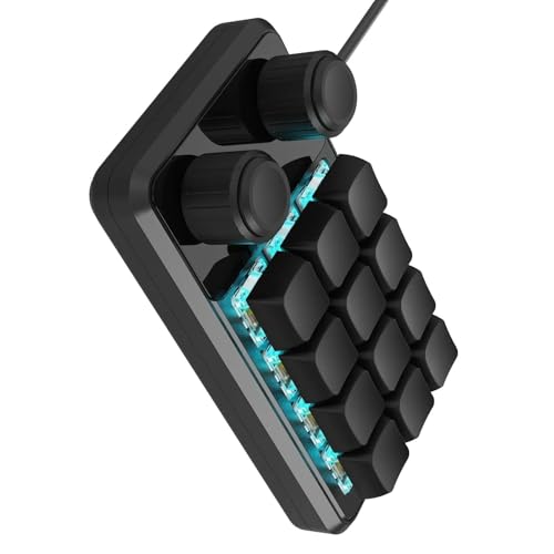 bnsggl Programmierbare Tastatur mit 12 Tasten und mechanischen Beleuchtungsschaltern und Bluetooth-kompatibler Integration bnsggl Programmierbare Tastatur mit 12 Tasten und mechanischen Beleuchtungsschaltern und Bluetooth-kompatibler Integration von bnsggl