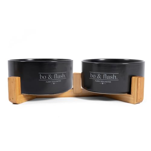 bo&flash Hundenapf Boulder in Anthrazit 9x31 cm – 2-teiliges Hunde Napfset – Hundenäpfe aus stabilem Keramik – Hunde Napf für Hunde Aller Größen – Spülmaschinen- & rutschfeste Hundebar bo&flash Hundenapf Boulder in Anthrazit 9x31 cm – 2-teiliges Hunde Napfset – Hundenäpfe aus stabilem Keramik – Hunde Napf für Hunde Aller Größen – Spülmaschinen- & rutschfeste Hundebar von bo&flash