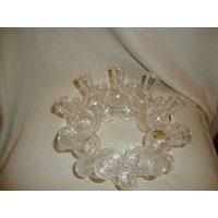 Vintage Glas Cluster Kranz Geformt Knospe Vase Vasen Frosch Blume Blumenring Versandkostenfrei Vintage Glas Cluster Kranz Geformt Knospe Vase Vasen Frosch Blume Blumenring Versandkostenfrei von bobertyork