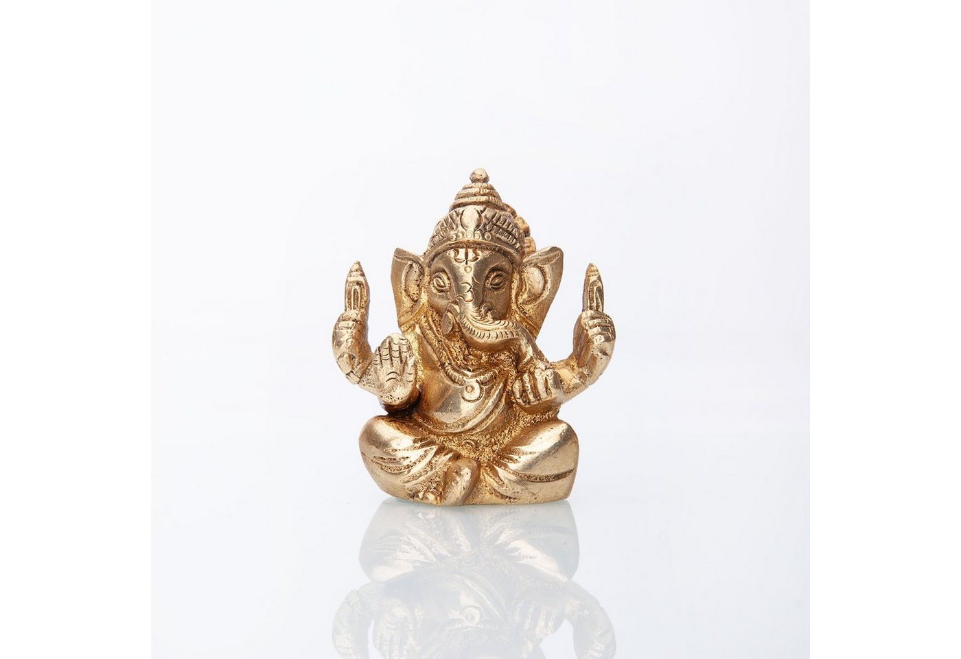 bodhi Dekofigur Ganesha Statue, Messing ca. 7 cm von bodhi