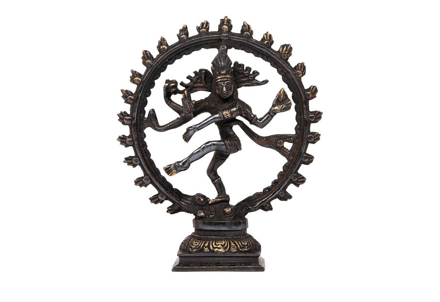 bodhi Dekofigur Nataraj Statue, Messing ca. 23 cm, schwarz von bodhi