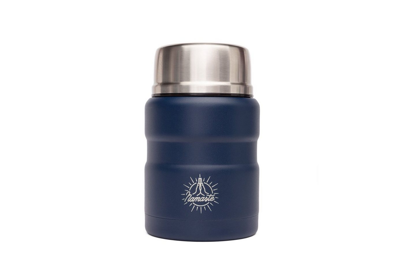 bodhi Lunchbox Isolierter Food Container mit Namaste-Motiv Klein, 500 ml, Edelstahl bodhi Lunchbox Isolierter Food Container mit Namaste-Motiv Klein, 500 ml, Edelstahl von bodhi
