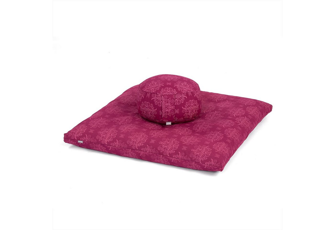 bodhi Meditationskissen Meditations-Set: Kissen Rondo + Zabuton, Lotus, berry von bodhi