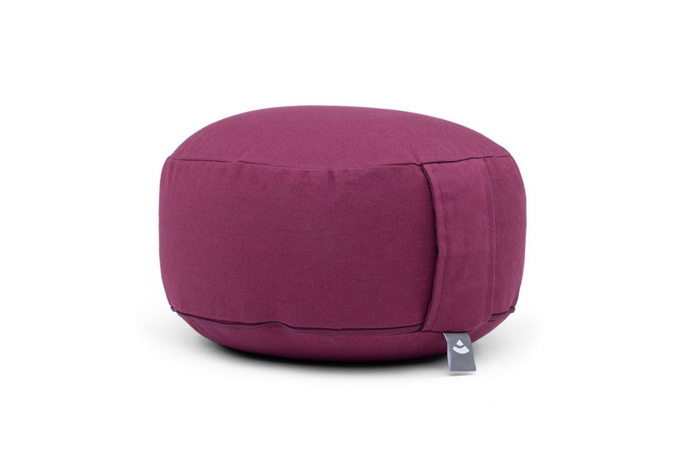 bodhi Meditationskissen RONDO BASIC aubergine, Dinkelhülsen von bodhi