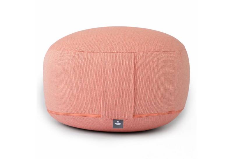bodhi Meditationskissen RONDO Meditationskissen CLASSIC dobby korallenrot, Kapok von bodhi