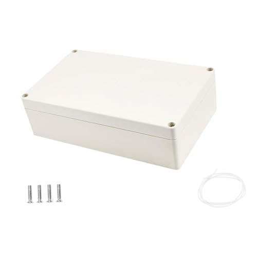 Anschlussdose,Abzweigdose Wasserdichtes IP65 Abzweigkasten ABS Elektrisches Anschlusskästen DIY Kunststoff Fall Verdrahtungs Verteilerkasten flach Aufputz Schalter Box(16 * 11 * 9cm) von boeyeleny
