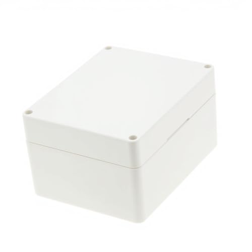Anschlussdose,Abzweigdose Wasserdichtes IP65 Abzweigkasten ABS Elektrisches Anschlusskästen DIY Kunststoff Fall Verdrahtungs Verteilerkasten flach Aufputz Schalter Box(16 * 16 * 9cm) von boeyeleny