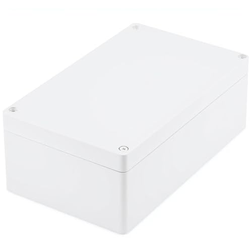 Anschlussdose,Abzweigdose Wasserdichtes IP65 Abzweigkasten ABS Elektrisches Anschlusskästen DIY Kunststoff Fall Verdrahtungs Verteilerkasten flach Aufputz Schalter Box(23 * 15 * 8.5cm) von boeyeleny