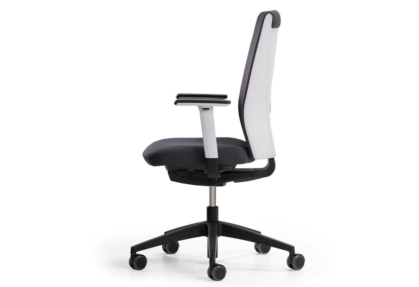 boho office® Drehstuhl, in Schwarz/Weiß, Made in Germany, Sitzfläche und Armlehnen verstellbar von boho office®
