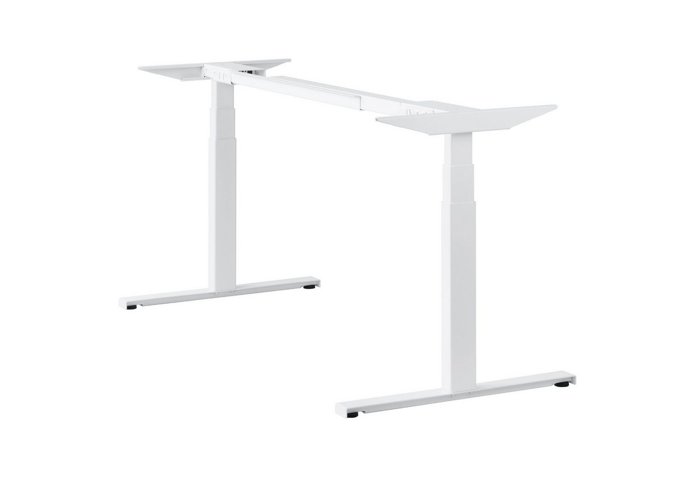 boho office® Schreibtisch Easydesk, elektrisch stufenlos höhenverstellbar in Weiß - Made in Denmark von boho office®