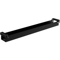 Kabelwanne klappbar, klappbares Kabelmanagement, Kabelbox 107 cm, schwarz von boho office