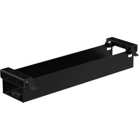 Kabelwanne klappbar, klappbares Kabelmanagement, Kabelbox 57 cm, schwarz von boho office