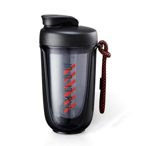 boieioe Shaker-Becher für Protein-Shakes, 590 ml, auslaufsicher, der perfekte Shaker für das Fitnessstudio, Pre-Workout-Flasche, Cocktail-Shaker, Gewichtsverlust-Shaker, Shakes boieioe Shaker-Becher für Protein-Shakes, 590 ml, auslaufsicher, der perfekte Shaker für das Fitnessstudio, Pre-Workout-Flasche, Cocktail-Shaker, Gewichtsverlust-Shaker, Shakes von boieioe