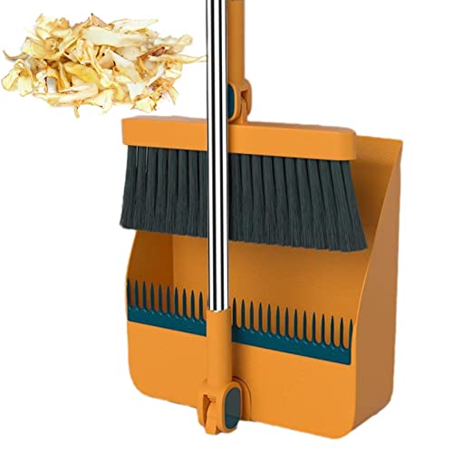Kleines Besen- und Kehrschaufel-Set - Küchenbesen und Kehrschaufel-Set,Kehrschaufel-Set, um 180 Grad drehbar, Design mit langem Griff und weichem Eva-Schaum für Badezimmer, Esszimmer, Garage Kunio Kleines Besen- und Kehrschaufel-Set - Küchenbesen und Kehrschaufel-Set,Kehrschaufel-Set, um 180 Grad drehbar, Design mit langem Griff und weichem Eva-Schaum für Badezimmer, Esszimmer, Garage Kunio von boiler