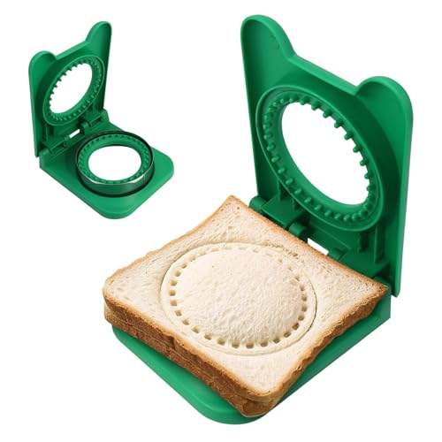 boiler Sandwich-Versiegelung,Krustenfreier Ausstecher | Coole Sandwich-Ausstecher zum Frühstück, süßes Erdnussbutter-Sandwich-Kuchen-Ausstecher-Bento-Zubehör von boiler