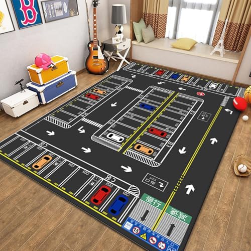 boiszeda Alphabet Zahlen Spielmatten rutschfeste Kinder Lernmatten Rechteckige große Spielmatte Verkehrswegen Stadtplan Dekorativer Teppich für Schlafzimmer Teenager Jungen boiszeda Alphabet Zahlen Spielmatten rutschfeste Kinder Lernmatten Rechteckige große Spielmatte Verkehrswegen Stadtplan Dekorativer Teppich für Schlafzimmer Teenager Jungen von boiszeda