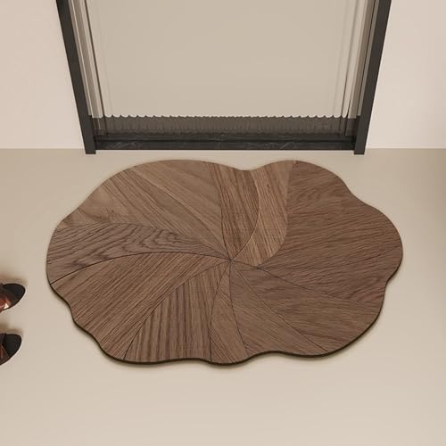 boiszeda Holzmaserung-Teppich Naturthema rutschfeste Badewannenmatte saugfähige Badematten schnell trocknender Teppich für Schlafzimmer Küche Toilette Tür boiszeda Holzmaserung-Teppich Naturthema rutschfeste Badewannenmatte saugfähige Badematten schnell trocknender Teppich für Schlafzimmer Küche Toilette Tür von boiszeda