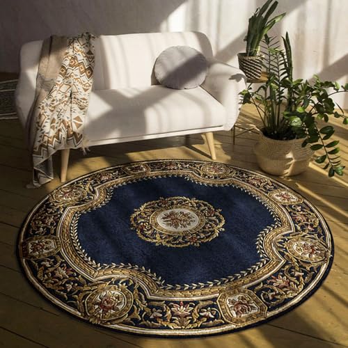 boiszeda Vintage Traditioneller Rutschfester Teppich Schlafzimmer Wohnzimmer Teppichmatte Luxuriöses Blumenmuster Breiter Teppich im persischen Stil für Wohnzimmer Schlafzimmer Lounge Wohnkultur von boiszeda