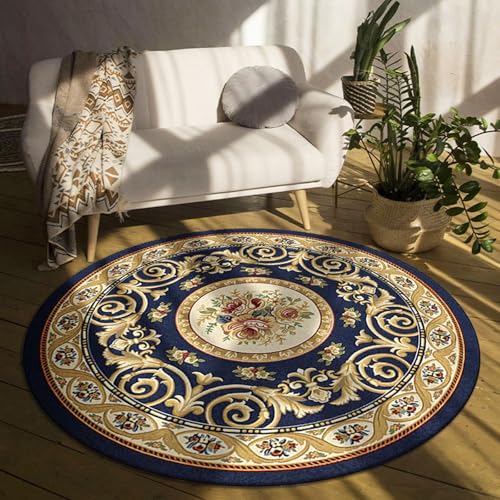 boiszeda Vintage Traditioneller Rutschfester Teppich Schlafzimmer Wohnzimmer Teppichmatte Luxuriöses Blumenmuster Breiter Teppich im persischen Stil für Wohnzimmer Schlafzimmer Lounge Wohnkultur von boiszeda