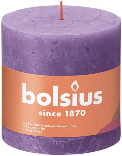 Bolsius Rustikale Kerze 100/100 Violett Bolsius Rustikale Kerze 100/100 Violett von bolsius