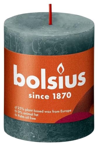 Bolsius Rustikale Kerze 80/68 Eukalyptus von bolsius