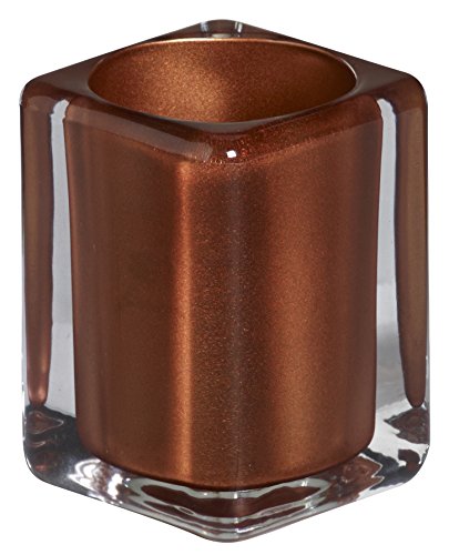 bolsius Teelichthalter eckig 76/55 mm (1 Stück) - Kupfer von bolsius