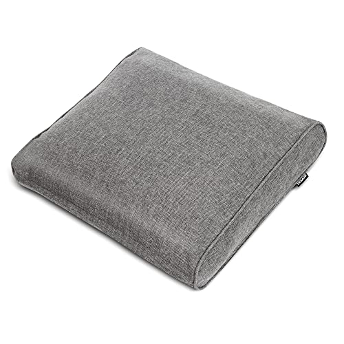 bomoe hochwertiges Outdoor Loungekissen 60x40cm – Bequemes Rückenkissen 10cm dick Polster Bezug Waschbar Gartenkissen UV-Schutz – Rattan Lounge Auflage Gartenmöbel Sitzauflage Hellgrau – ilano bomoe hochwertiges Outdoor Loungekissen 60x40cm – Bequemes Rückenkissen 10cm dick Polster Bezug Waschbar Gartenkissen UV-Schutz – Rattan Lounge Auflage Gartenmöbel Sitzauflage Hellgrau – ilano von bomoe