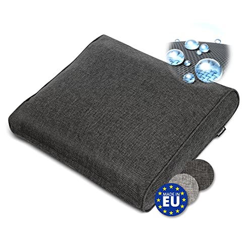 bomoe hochwertiges Outdoor Loungekissen 70x40cm – Bequemes Rückenkissen 10cm dick Polster Bezug Waschbar Gartenkissen UV-Schutz – Rattan Lounge Auflage Gartenmöbel Sitzauflage Anthrazit – ilano bomoe hochwertiges Outdoor Loungekissen 70x40cm – Bequemes Rückenkissen 10cm dick Polster Bezug Waschbar Gartenkissen UV-Schutz – Rattan Lounge Auflage Gartenmöbel Sitzauflage Anthrazit – ilano von bomoe