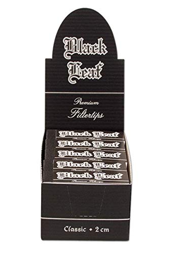 Black Leaf Blättchen und Filter: Filter-Tips | 50 x 20 mm | Papier | 25 Hefte Premium Filter-Tips | von bong-discount von bong- discount.de