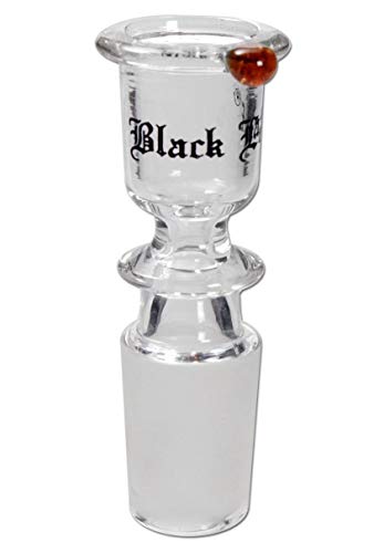 Black Leaf Bong-Zubehör: Wasserpfeifen-Kopf, Glas-Kopf Black Leaf Logo 'mit Rollstopp' von bong- discount.de