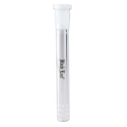 Black Leaf Diffusorchillum - NS 19/14 Inside Cut, Borosilikatglas, Lochdiffusor, Abgerundet, Effiziente Rauchverteilung - 140 mm Black Leaf Diffusorchillum - NS 19/14 Inside Cut, Borosilikatglas, Lochdiffusor, Abgerundet, Effiziente Rauchverteilung - 140 mm von bong- discount.de