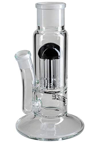 bong-discount Wasserpfeife, PERCOLATOR-Bong, Glasbong | 25 cm, NS 19 (18,8mm) | klar | 5 mm dickes, robustes BOROSILIKATGLAS von bong- discount.de