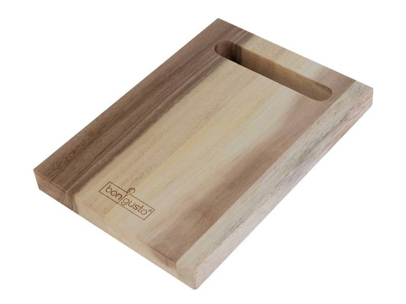 bongusto Schneidebrett Schneidebrett RIOCARD, Braun, B 31 cm, Holz von bongusto