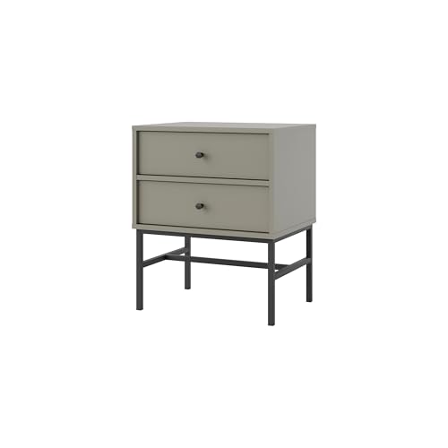 Nachttisch mit Schubladen für Schlafzimmer Sakai 3 2S T801 Eukalyptus Nachttisch mit Schubladen für Schlafzimmer Sakai 3 2S T801 Eukalyptus von bonni