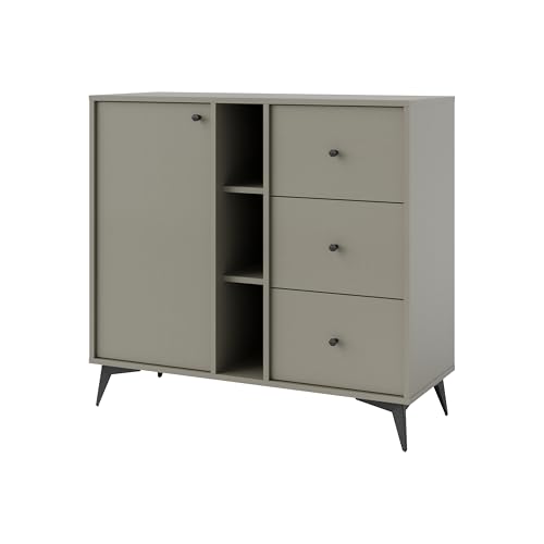 Schubladenkommode für Wohnzimmer Sakai 1 1F 3S T824 Eukalyptus Schubladenkommode für Wohnzimmer Sakai 1 1F 3S T824 Eukalyptus von bonni