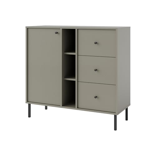 Schubladenkommode für Wohnzimmer Sakai 2 1F 3S T824 Eukalyptus Schubladenkommode für Wohnzimmer Sakai 2 1F 3S T824 Eukalyptus von bonni