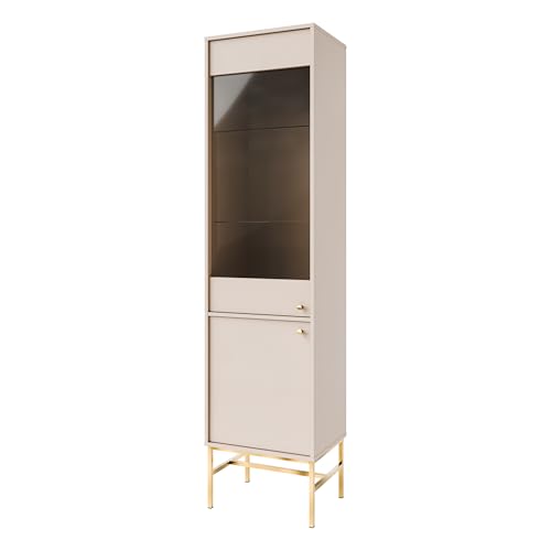 Wohnzimmervitrine Sakai 3 2F T101 Beige von bonni