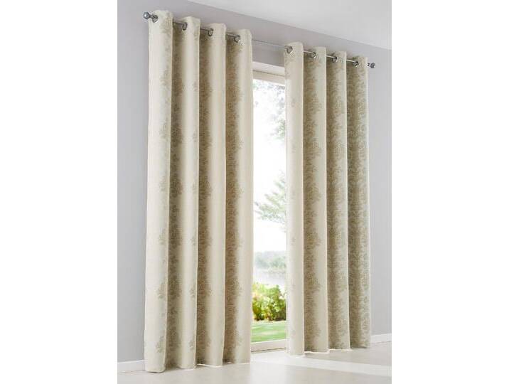 bonprix Abdunkelnder Vorhang, in vielen Größen, 245x270 cm, Schwerer Jacquard-Vorhang mit edlen Ornamenten, beige bonprix Abdunkelnder Vorhang, in vielen Größen, 245x270 cm, Schwerer Jacquard-Vorhang mit edlen Ornamenten, beige von bonprix